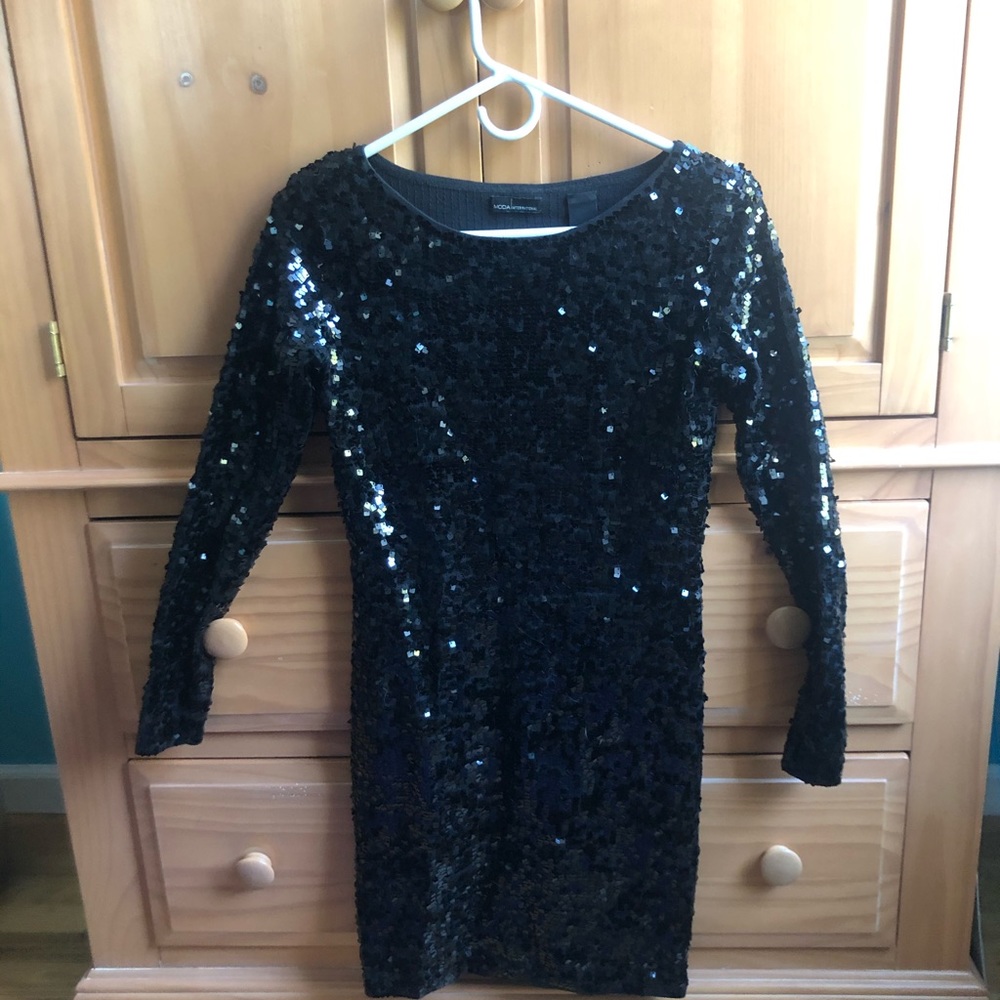 NWOT Moda International Sequin Bodycon Dress